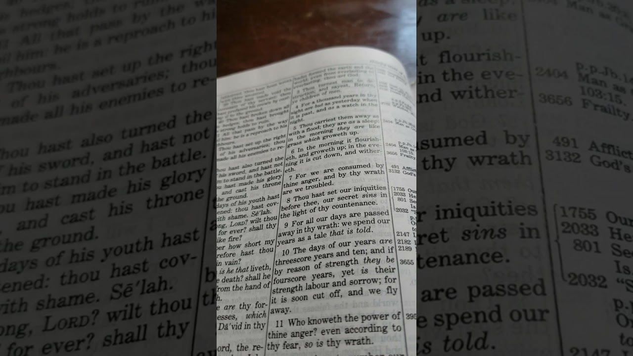 Psalm 91:10 Our days are numbered