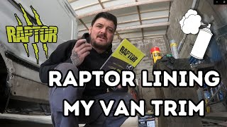 Raptor Lining the trim on my van