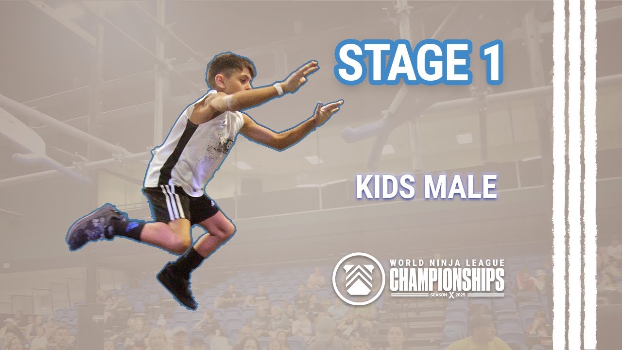 KIDS MALE | STAGE 1 | SEASON X | 2025 World Ninja League Championships