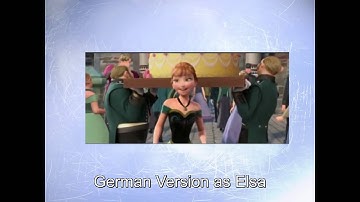 Frozen - For The First Time In Forever Collab One-Line multilanguage Parts (in Flemish and German)