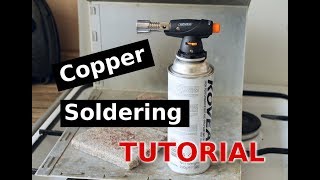 Soldering copper tutorial by Oksana Trukhan part 1