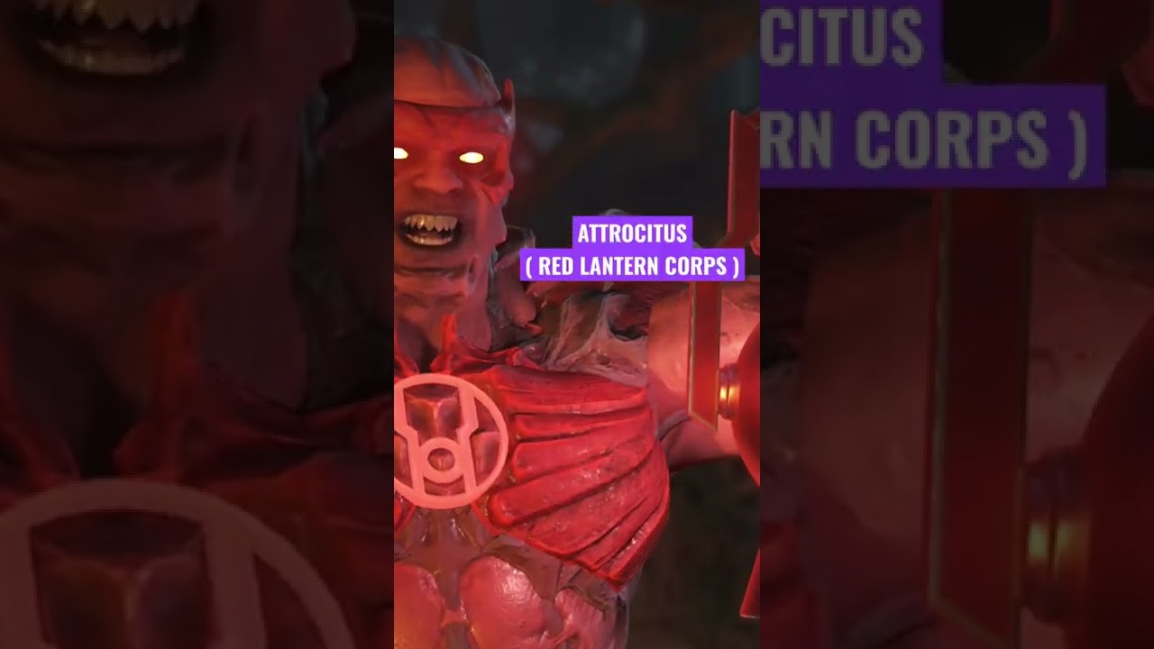 ATTROCITUS ( RED LANTERN CORPS ) VS BATMAN ( INJUSTICE 2 )