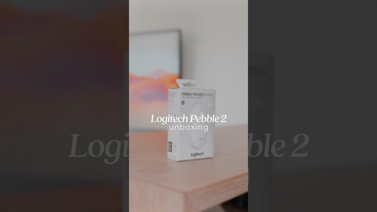 ☁️ Aesthetic Logitech Pebble 2 M350S Unboxing | 