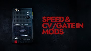 SPEED & CV/GATE MODS ON CASSETTE PLAYER