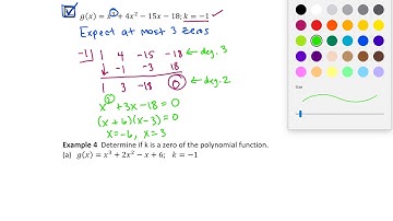 4.2.3 Given a Zero, Find Remaining Zeros