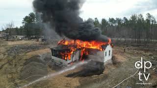 South Lincoln Controlled Burn LFD Training Drone Footage April 10, 2024   Part 2 of 3