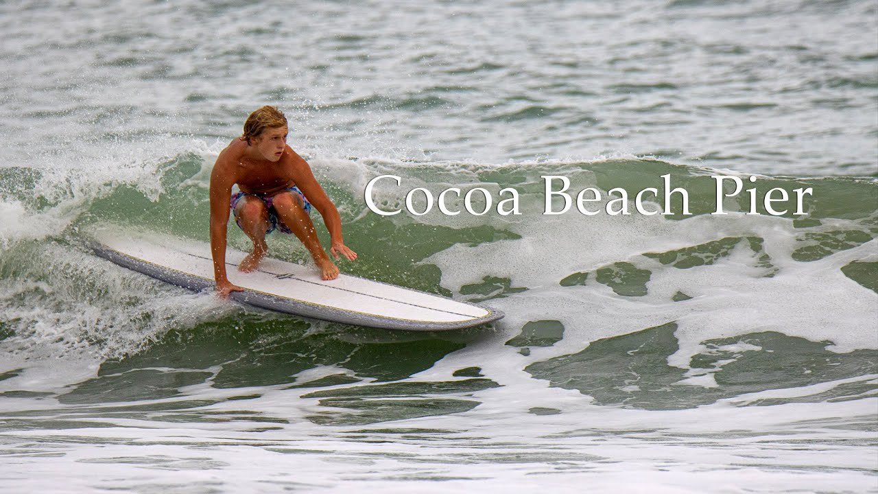 Cocoa Beach Pier Longboard Session Springtime Fun YouTube