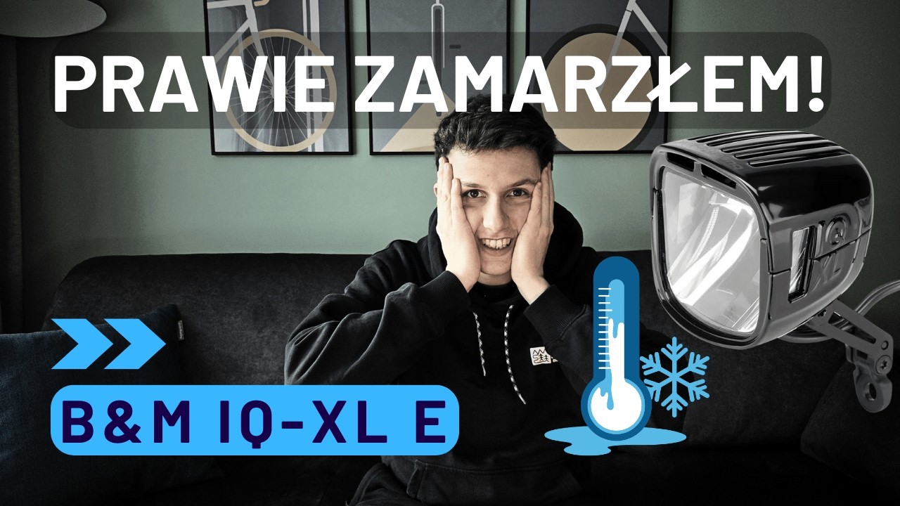 Prawie ZAMARZŁEM! Test lampki Busch & Muller IQ-XL E