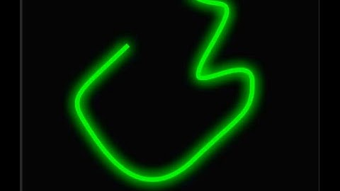 How to create neon lines in Photoshop.