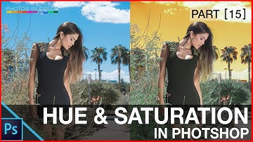 Photoshop Hue and Saturation Tutorial - Change color in photoshop tutorial