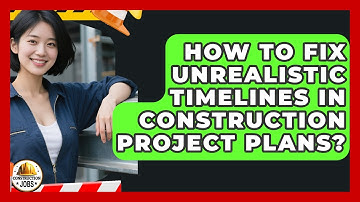 How To Fix Unrealistic Timelines In Construction Project Plans? - Construction Jobs