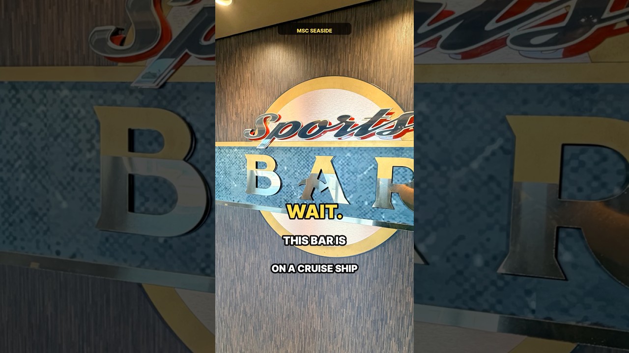 MSC Seaside Sports Bar! Marino or Schmidt?!