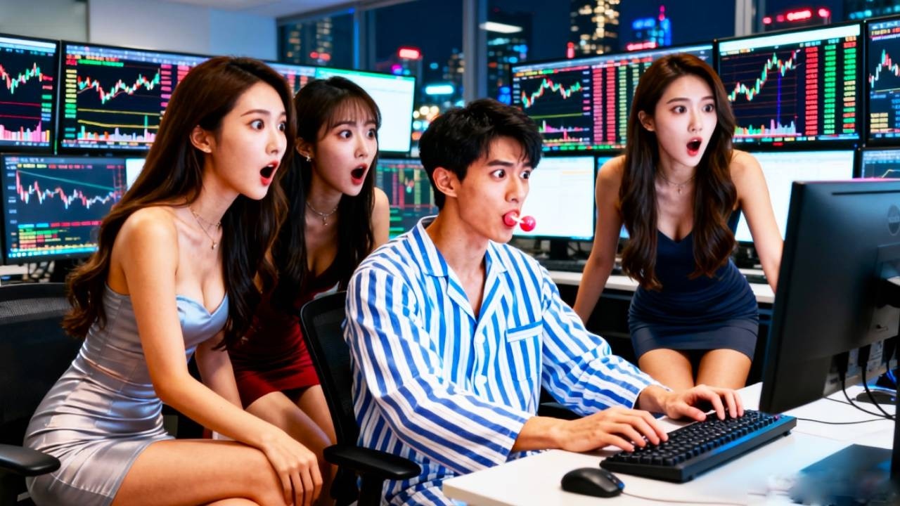 He was mocked as an idiot, but he’s the god of stocks! All beauties fall for him!