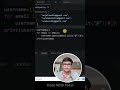 Python Trick to Get Username from Email 🤯 #python #programming #shorts