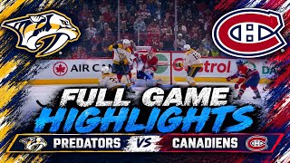 Predators vs Canadiens Highlights 10/8/26 2026 NHL Highlights 
