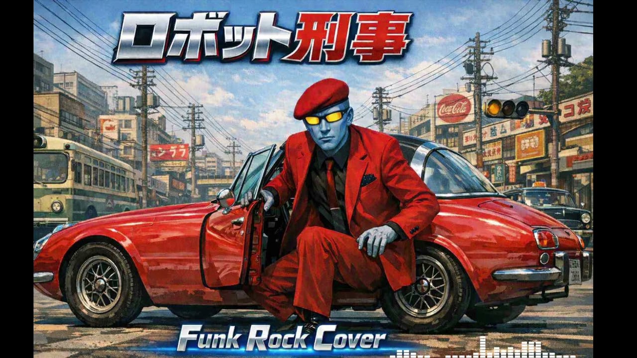 Robot Detective K (1973) OP ロボット刑事 (Funk Cover) - YouTube