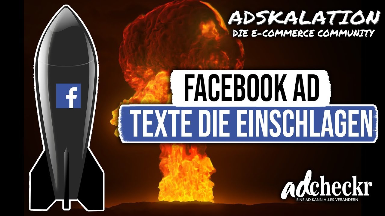 Facebook Ad Texte die einschlagen - Schreibe Ad Texte wie ein Profi