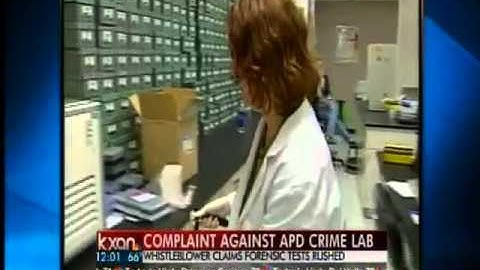 Complaint against APD Crime Lab