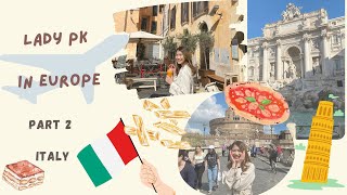 LadyPK เที่ยวอิตาลี 2023 เดินเล่นในโรม ทานพาสต้าร้านเส้นสด
