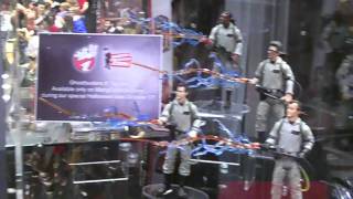 NYCC 2011 Mattel Booth...Awesome DC, Ghostbusters, and WWE Toys