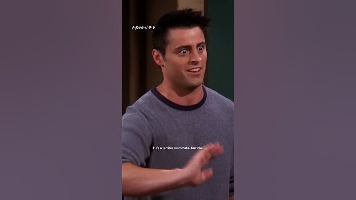 And the best roommate ever award goes to... #FRIENDS