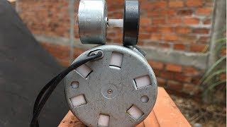 Experiment electricity generator using dc motor | 12V DC to 20V AC free energy mini at home