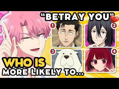 PICK ONE ANIME CHARACTER who is MOST LIKELY to… 🔥 | ANIME QUIZ