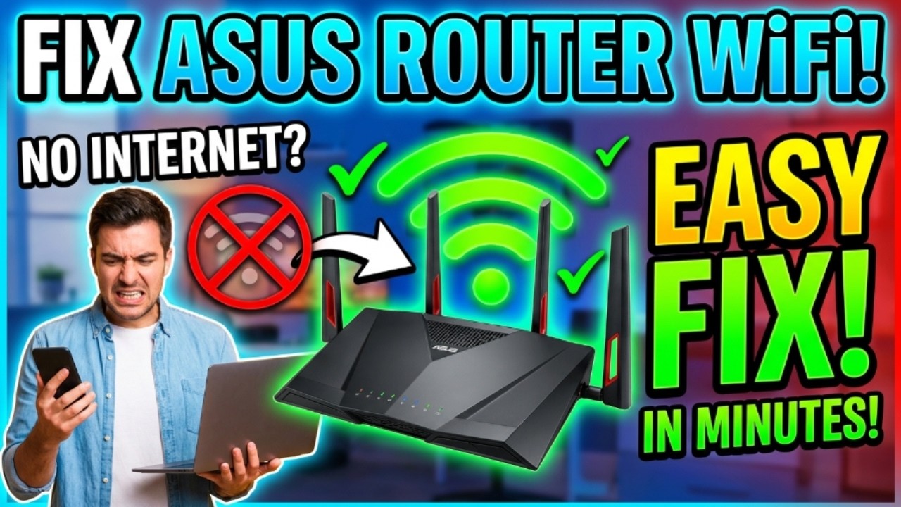 ASUS Router WiFi Not Working? Easy Fix in Minutes! - YouTube
