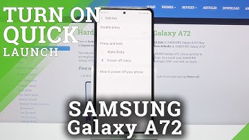 How to Turn off Quick Launch by Side Key on SAMSUNG Galaxy A72 – Disable Double Click