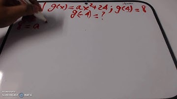 New SAT Math. For g(x)=ax^2+24, find g( -4). LONG WAY.