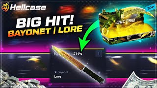 I PULLED $3000 M9 BAYONET LORE! Hellcase Promo Code 2024