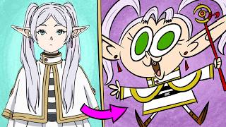 Drawing Frieren like she’s on Nickelodeon - SHE'S NOT SO CHILL ANYMORE!!