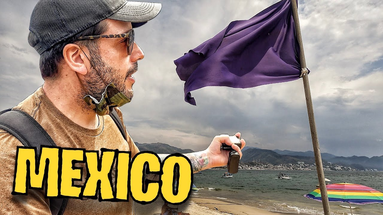 BANDEIRAS ROXAS na PRAIA MEXICANA | PUERTO VALLARTA