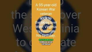 95-year-old Korean War veteran skydives again in West Virginia