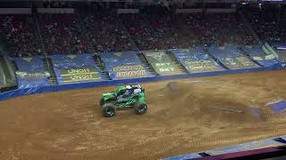 Monster Jam Grave Digger | Winning Freestyle | Raleigh NC