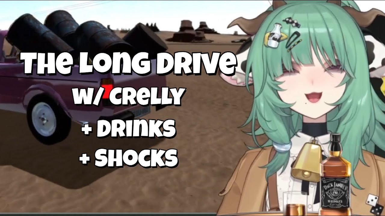 Drunk Crelly plays The Long Drive with a shock collar — Stream Highlights