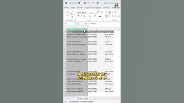 Eliminar filas en blanco en Excel