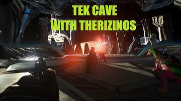 Tek cave with therizinos