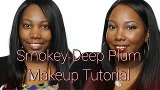Smokey Deep Plum Makeup Tutorial | Fall/Autumn Makeup