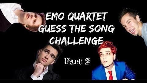 EMO QUARTET GUESS THE SONG CHALLENGE (PT. 2 - For CrankThatFrank)