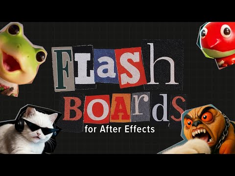 FlashBoards - After Effects Extension - Promo