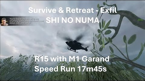 R20 with M1 Garand Speed Time 27m13s 🤩Solo Speed Run Clasic Endles S&R - Exfil in SHI NO NUMA🤩