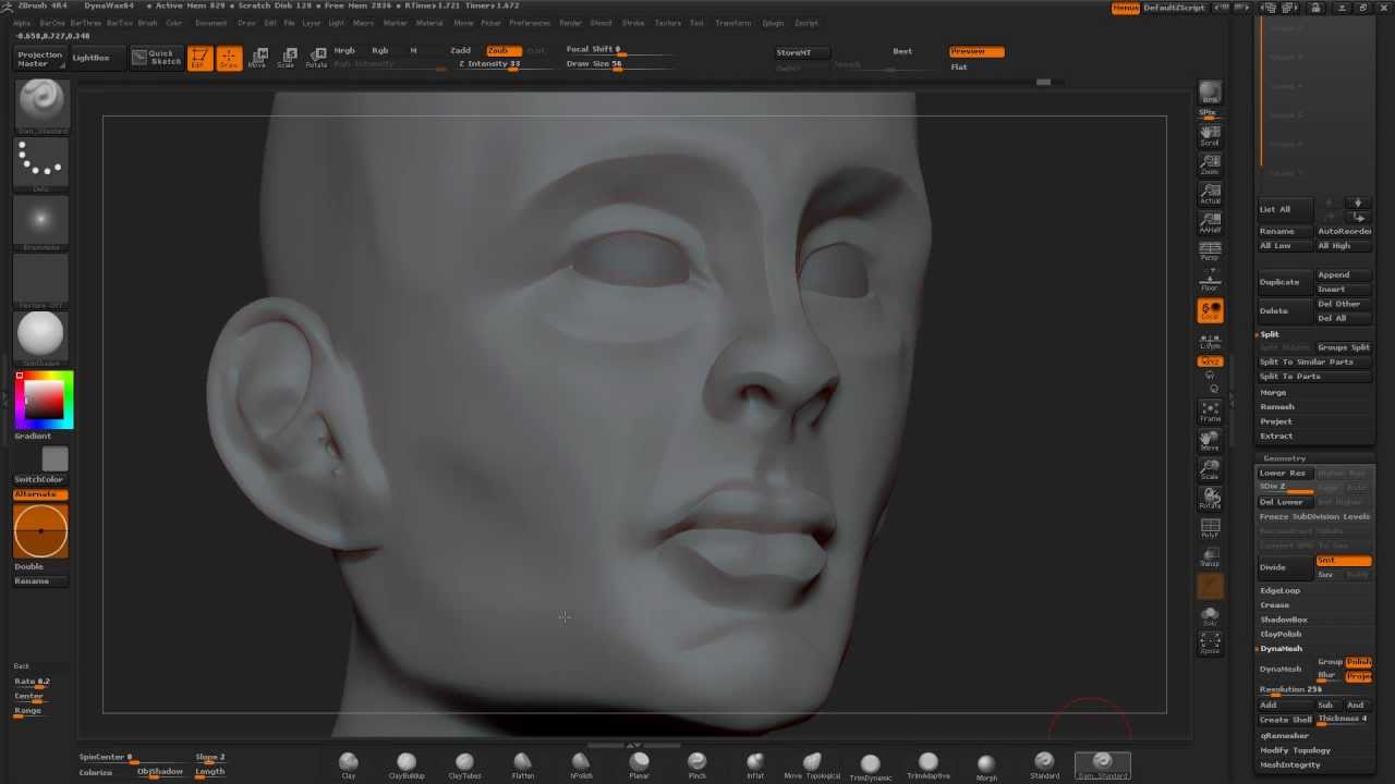 dynamesh crashes zbrush