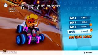 Gingerbread Joyride | (FWR) (1:53.98) (Acceleration) | Crash Team Racing: Nitro Fueled