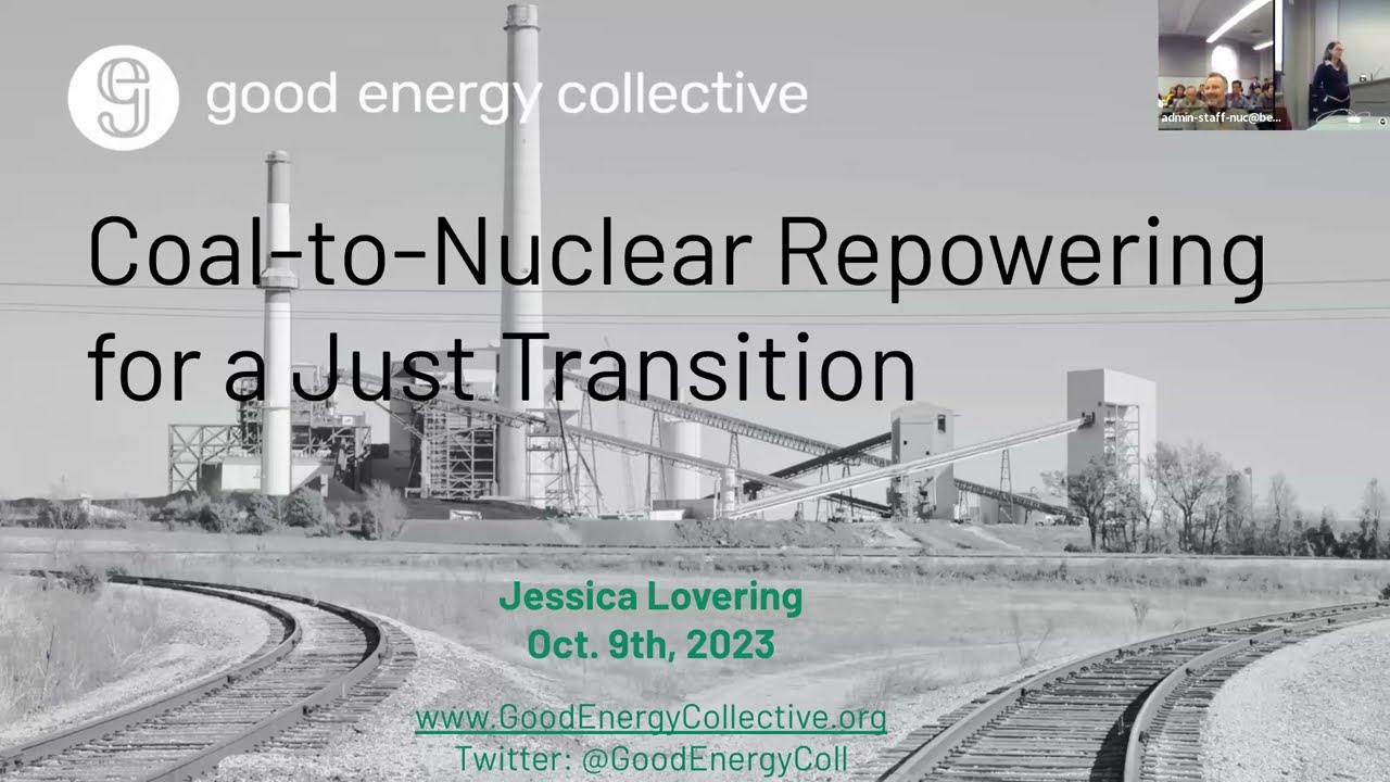 Coal-to-Nuclear Repowering for a Just Transition, Jessica Lovering