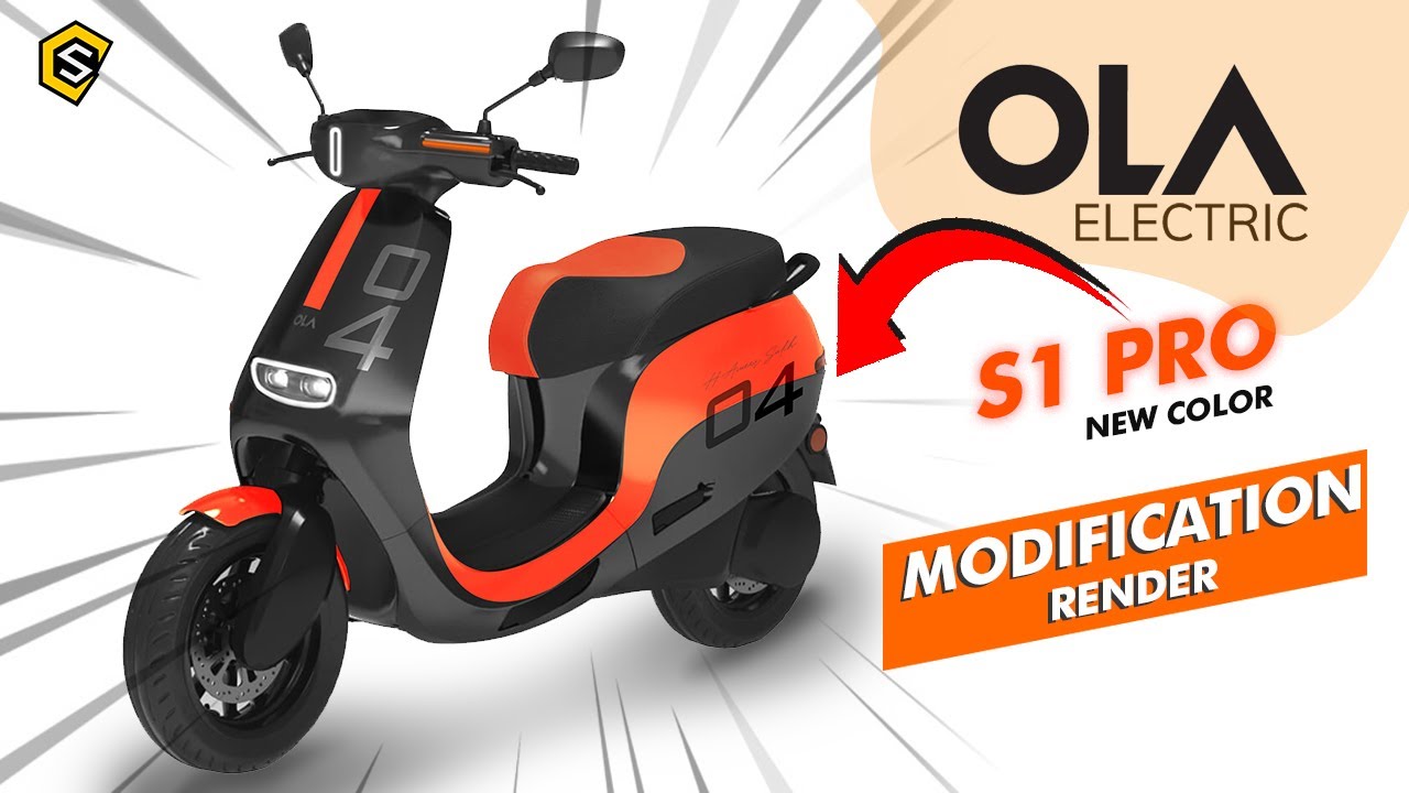 OLA S1 Pro Modification Render | OLA Electric | New Color Graphics | PS