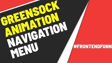 greensock animation - navigation menu