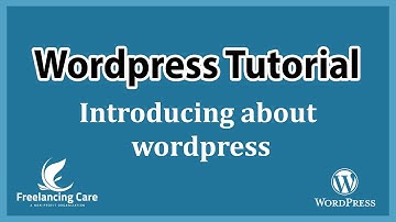 Wordpress Bangla Tutorial - Introduction