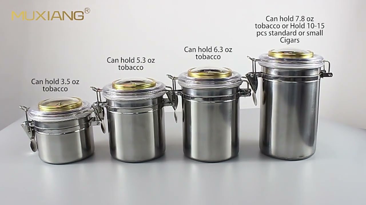  MUXIANG Tobacco Jar Cigar Storage Jar Cigar Humiditor