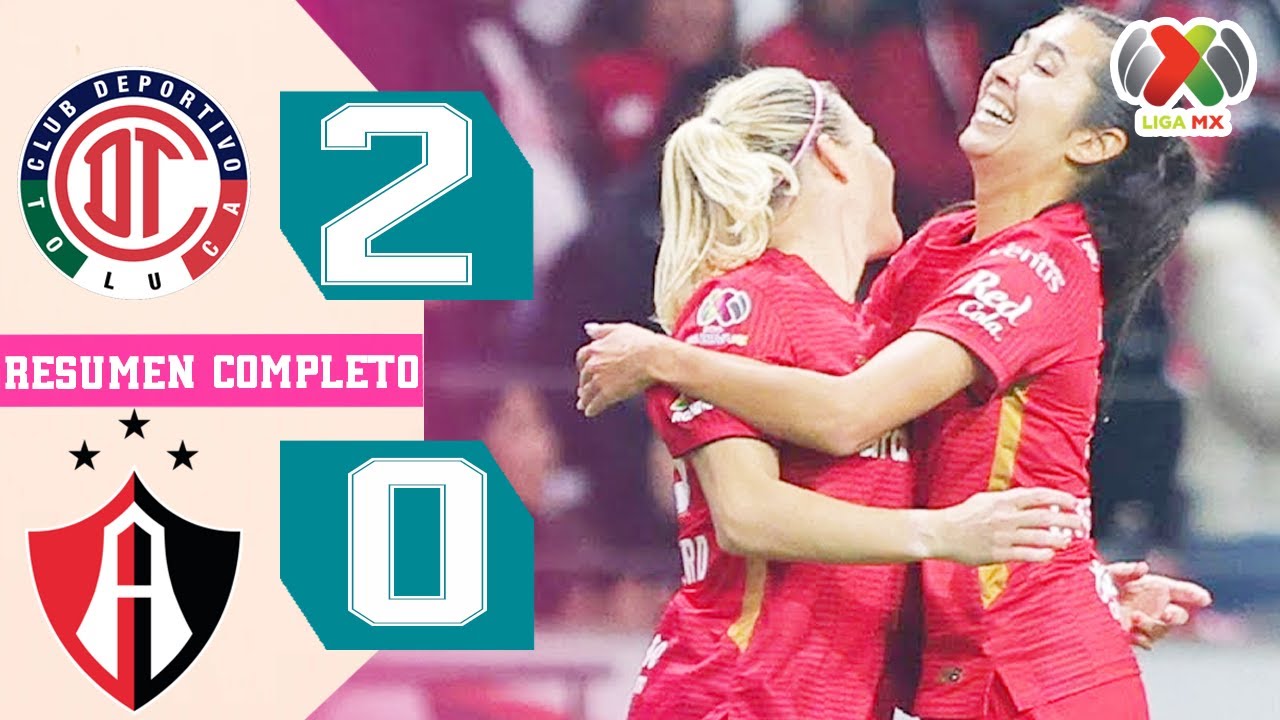 Toluca vs Atlas 2-0 Resumen Y Goles COMPLETO 🔥 Liga MX Femenil 2026 HD HD | Clausura | Jornada 2